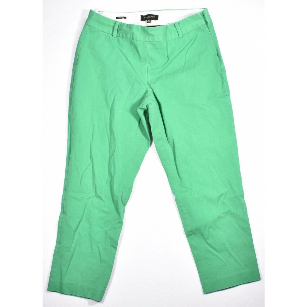 Talbots Women Size 10 Petite Green Jeans